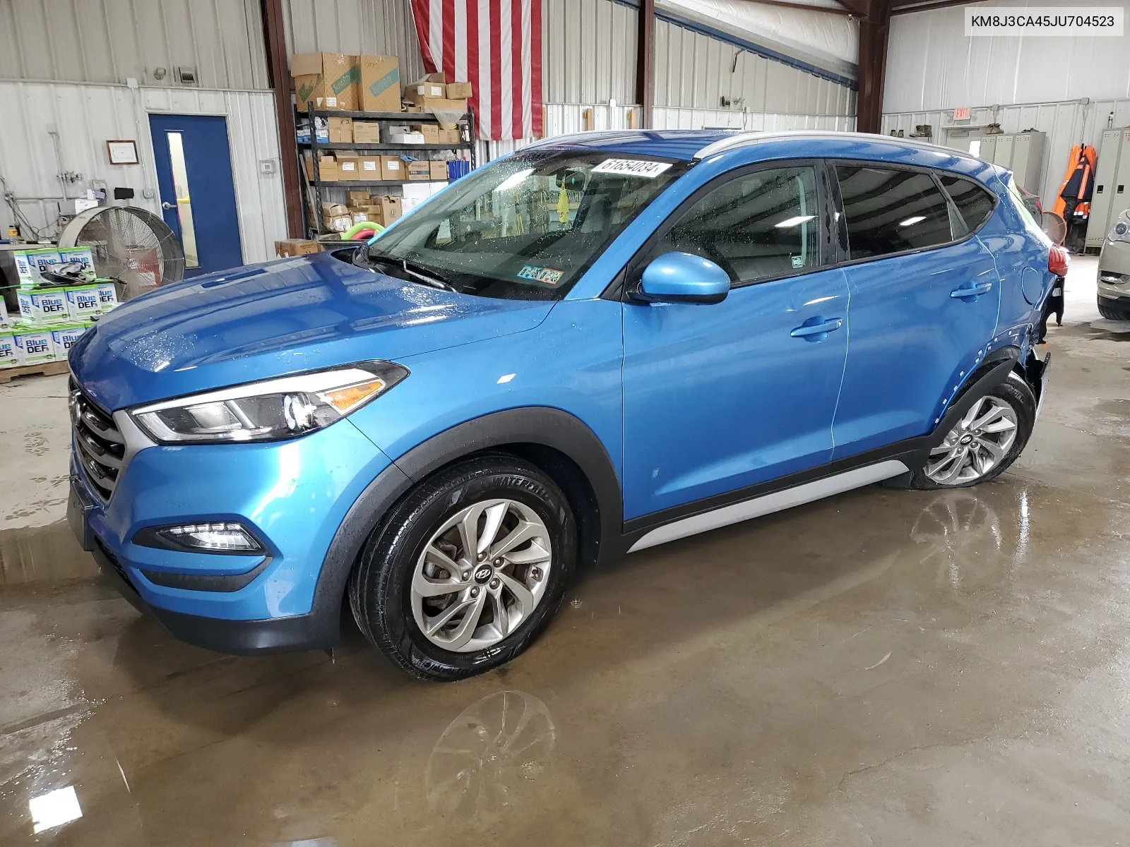 2018 Hyundai Tucson Sel VIN: KM8J3CA45JU704523 Lot: 61654034