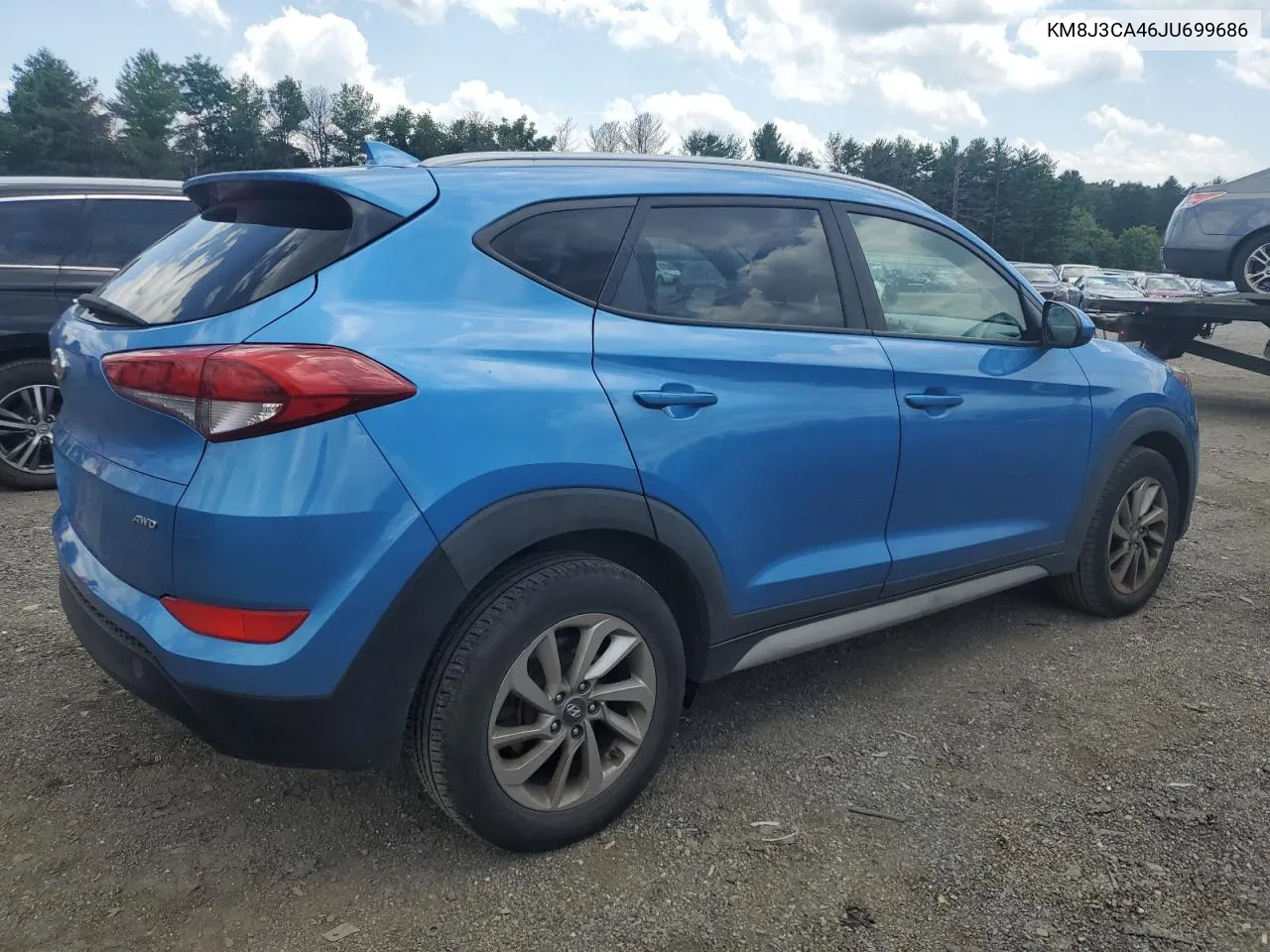 2018 Hyundai Tucson Sel VIN: KM8J3CA46JU699686 Lot: 61890984