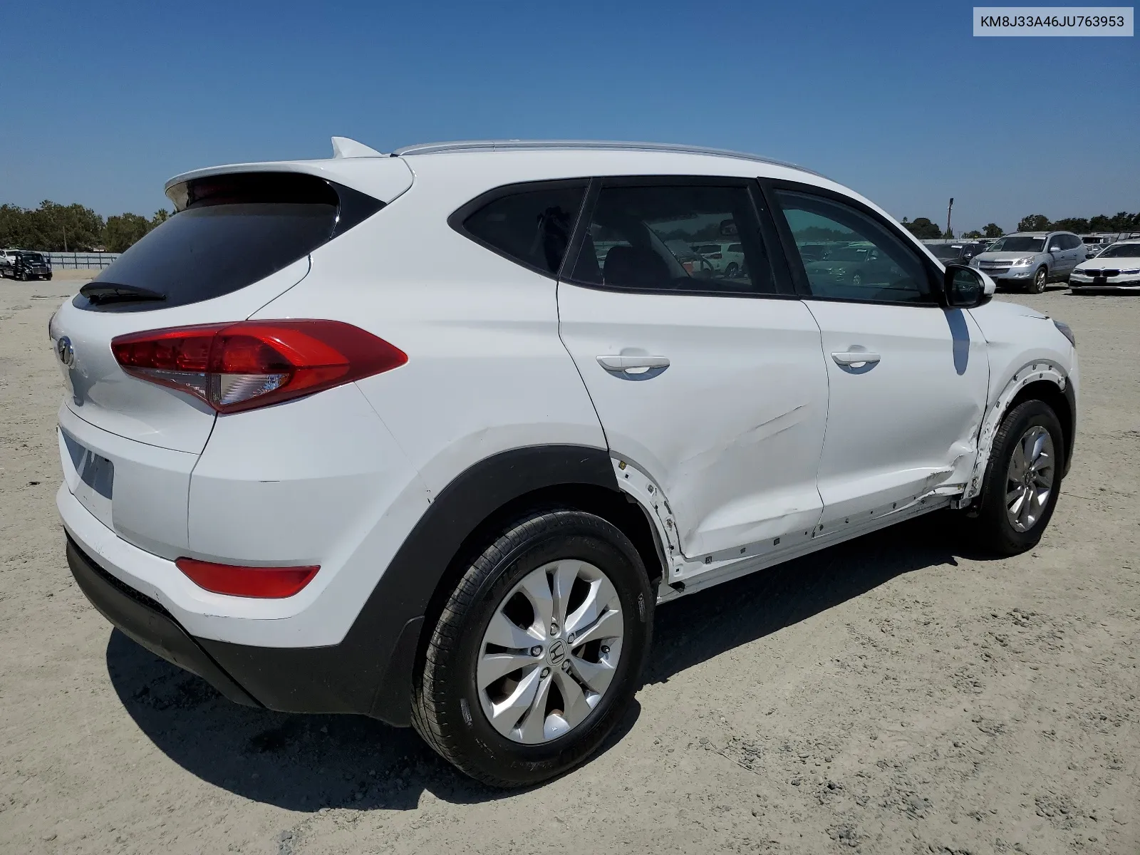 2018 Hyundai Tucson Sel VIN: KM8J33A46JU763953 Lot: 62105614