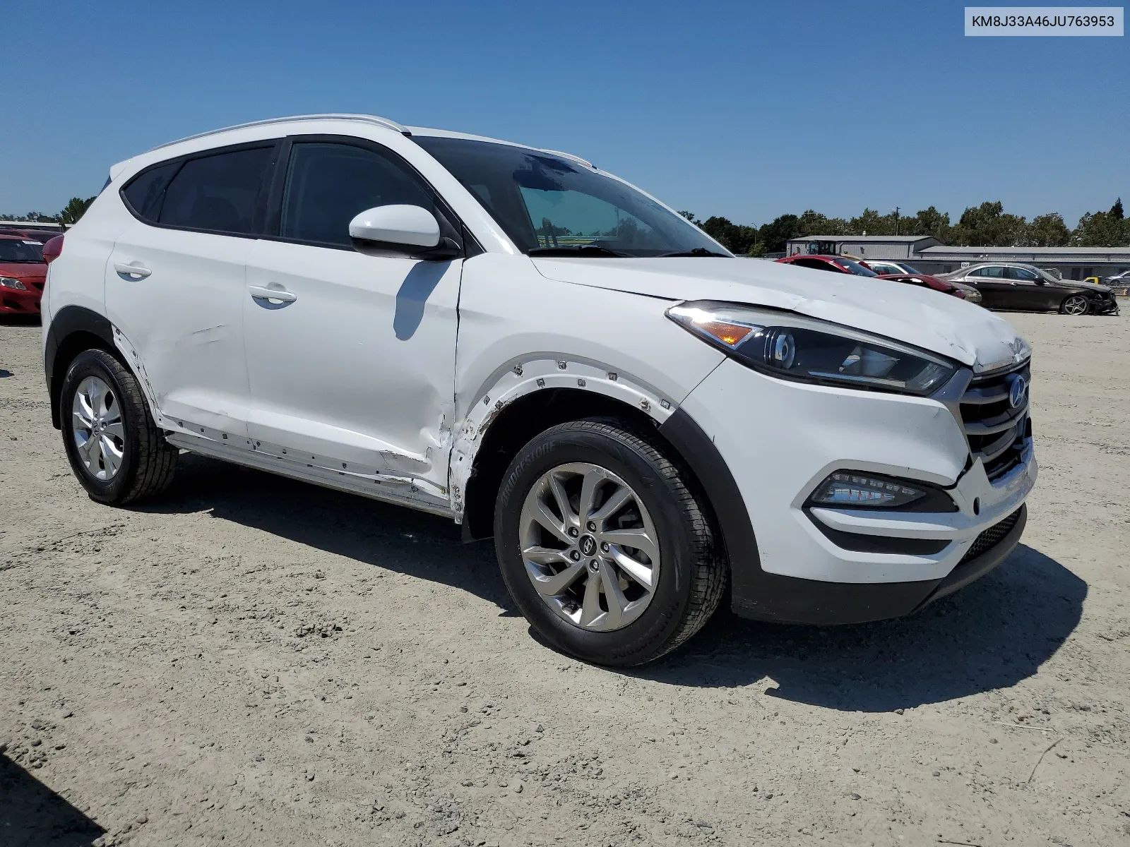 2018 Hyundai Tucson Sel VIN: KM8J33A46JU763953 Lot: 62105614