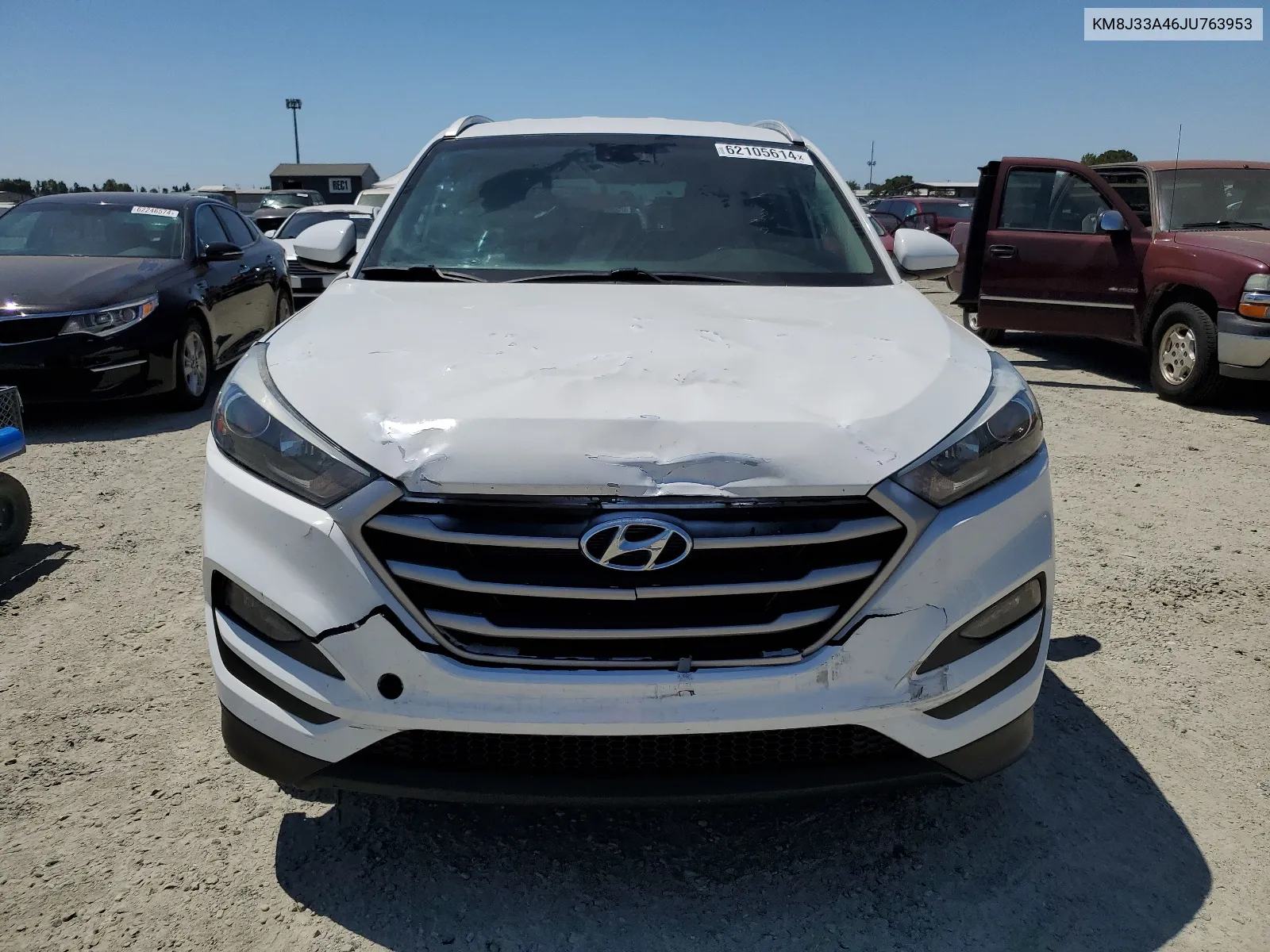 2018 Hyundai Tucson Sel VIN: KM8J33A46JU763953 Lot: 62105614