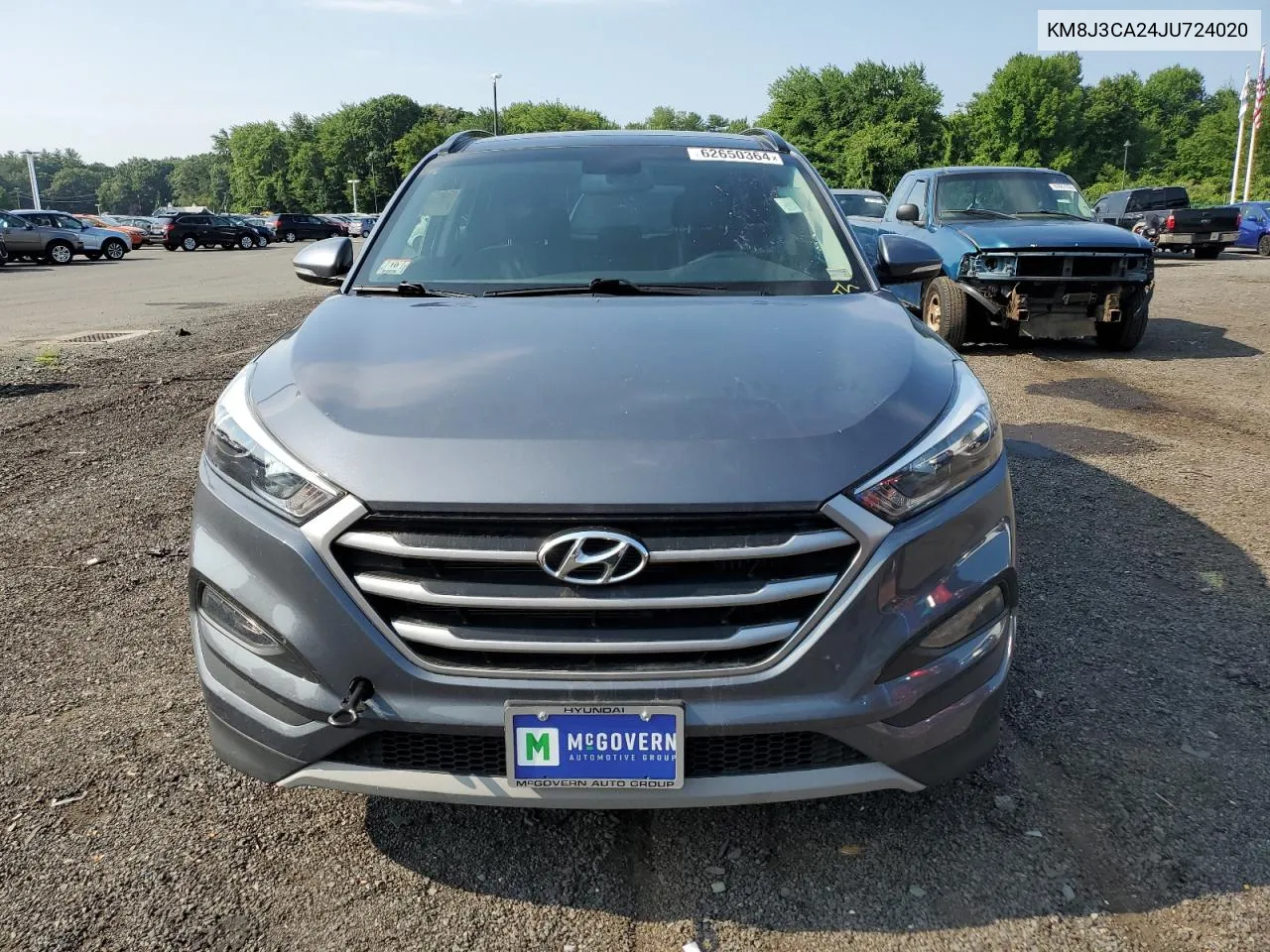 2018 Hyundai Tucson Value VIN: KM8J3CA24JU724020 Lot: 62650364