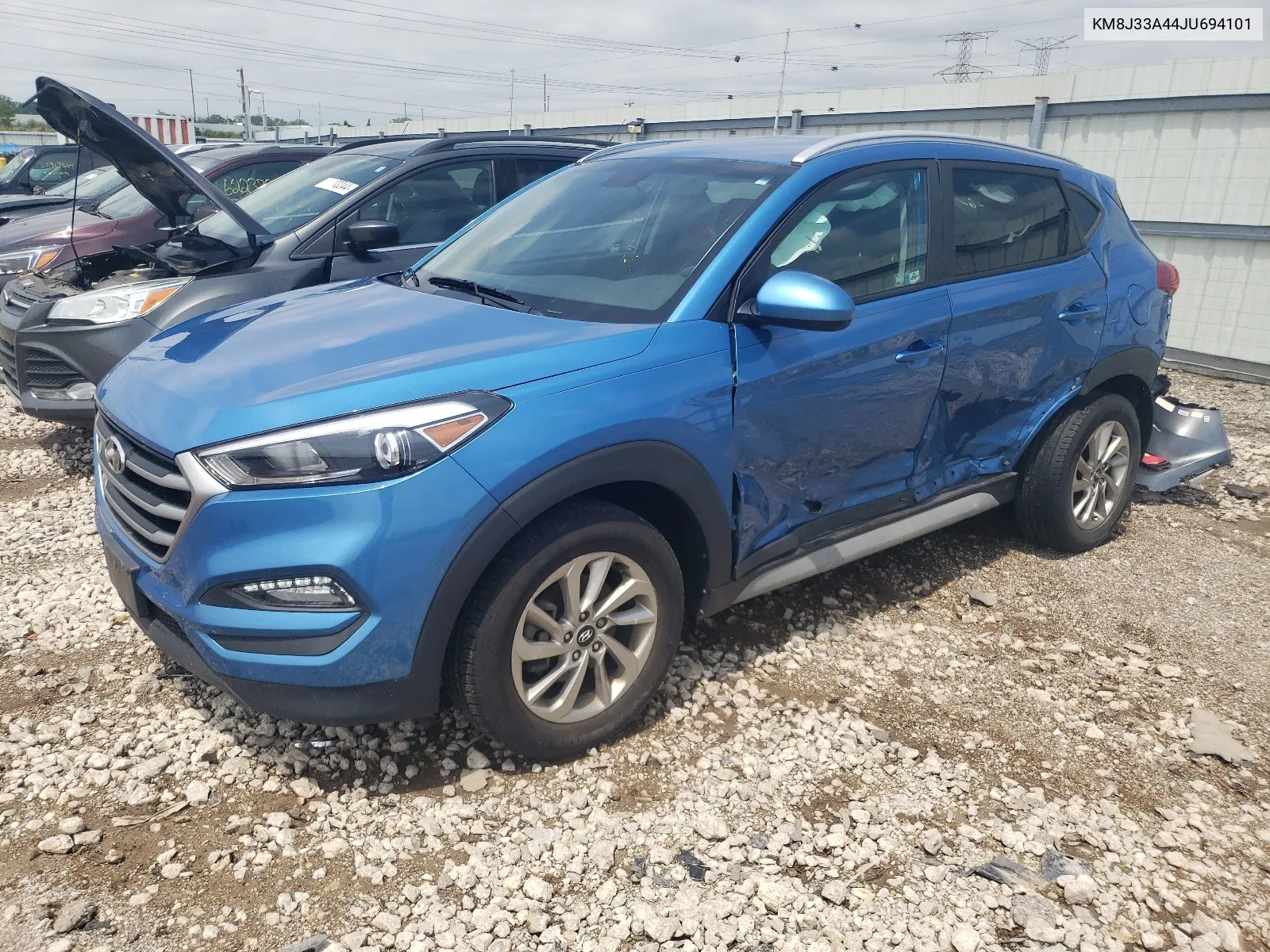 2018 Hyundai Tucson Sel VIN: KM8J33A44JU694101 Lot: 63186124