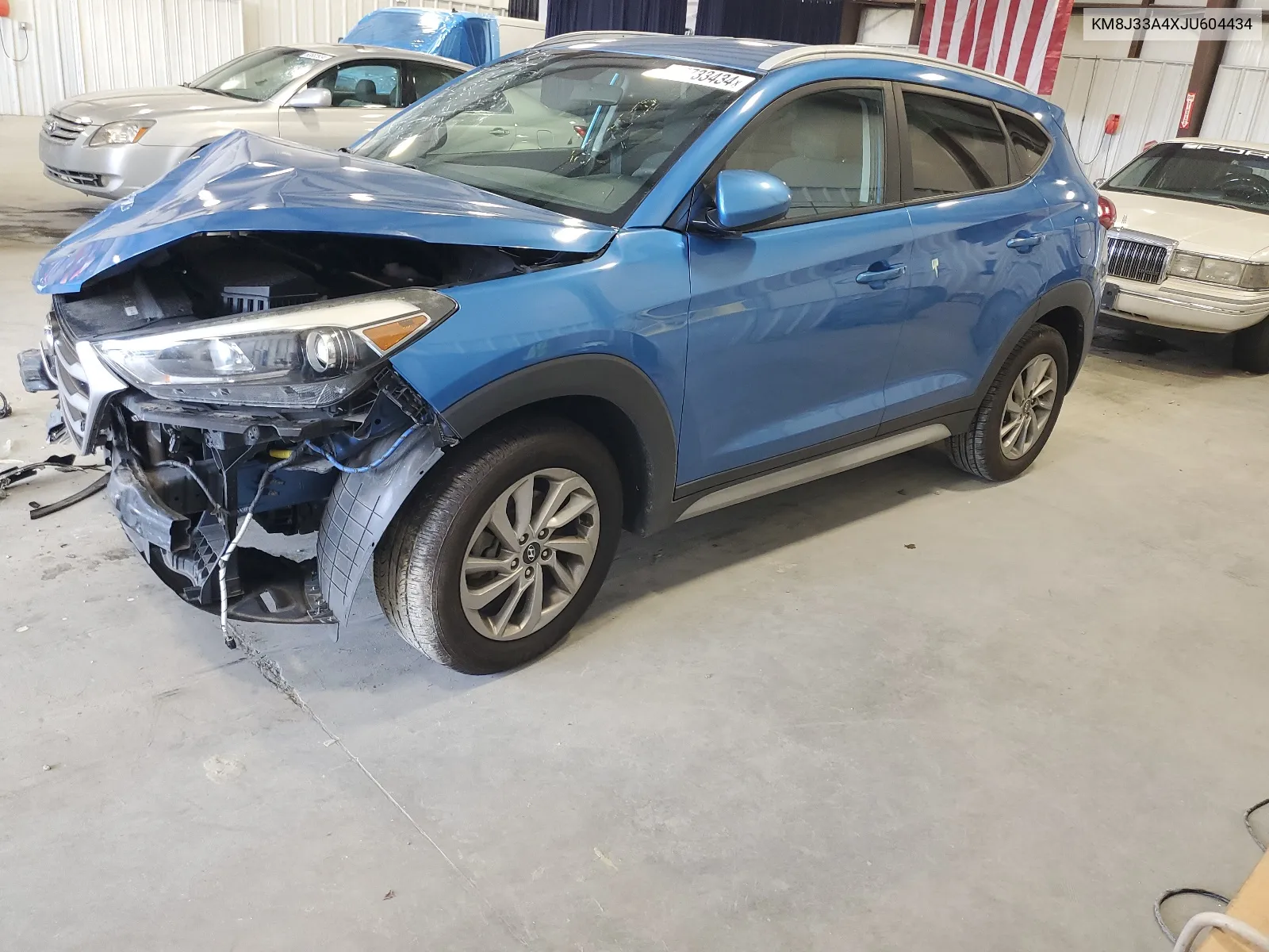 2018 Hyundai Tucson Sel VIN: KM8J33A4XJU604434 Lot: 63733434