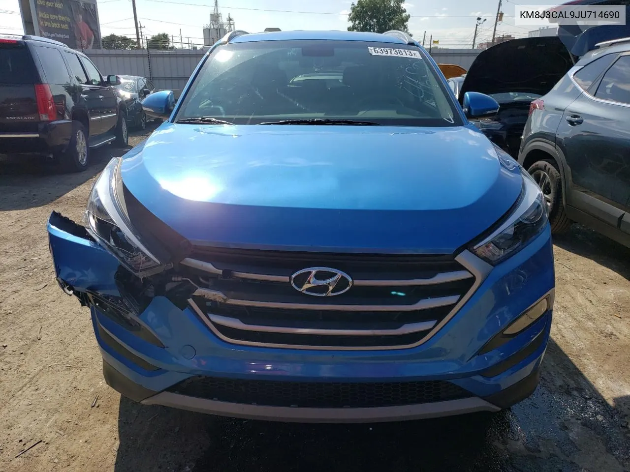 2018 Hyundai Tucson Sport VIN: KM8J3CAL9JU714690 Lot: 63973813