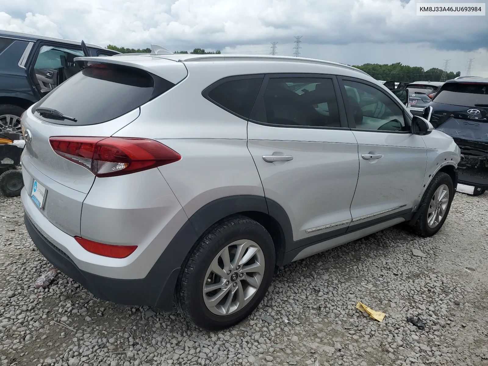 2018 Hyundai Tucson Sel VIN: KM8J33A46JU693984 Lot: 64290954