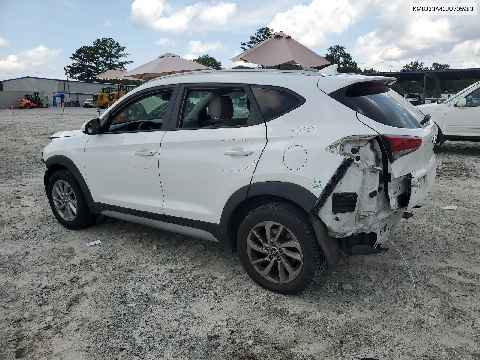 2018 Hyundai Tucson Sel VIN: KM8J33A40JU705983 Lot: 64571714