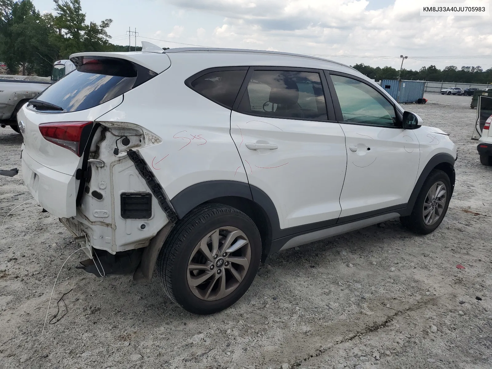 2018 Hyundai Tucson Sel VIN: KM8J33A40JU705983 Lot: 64571714