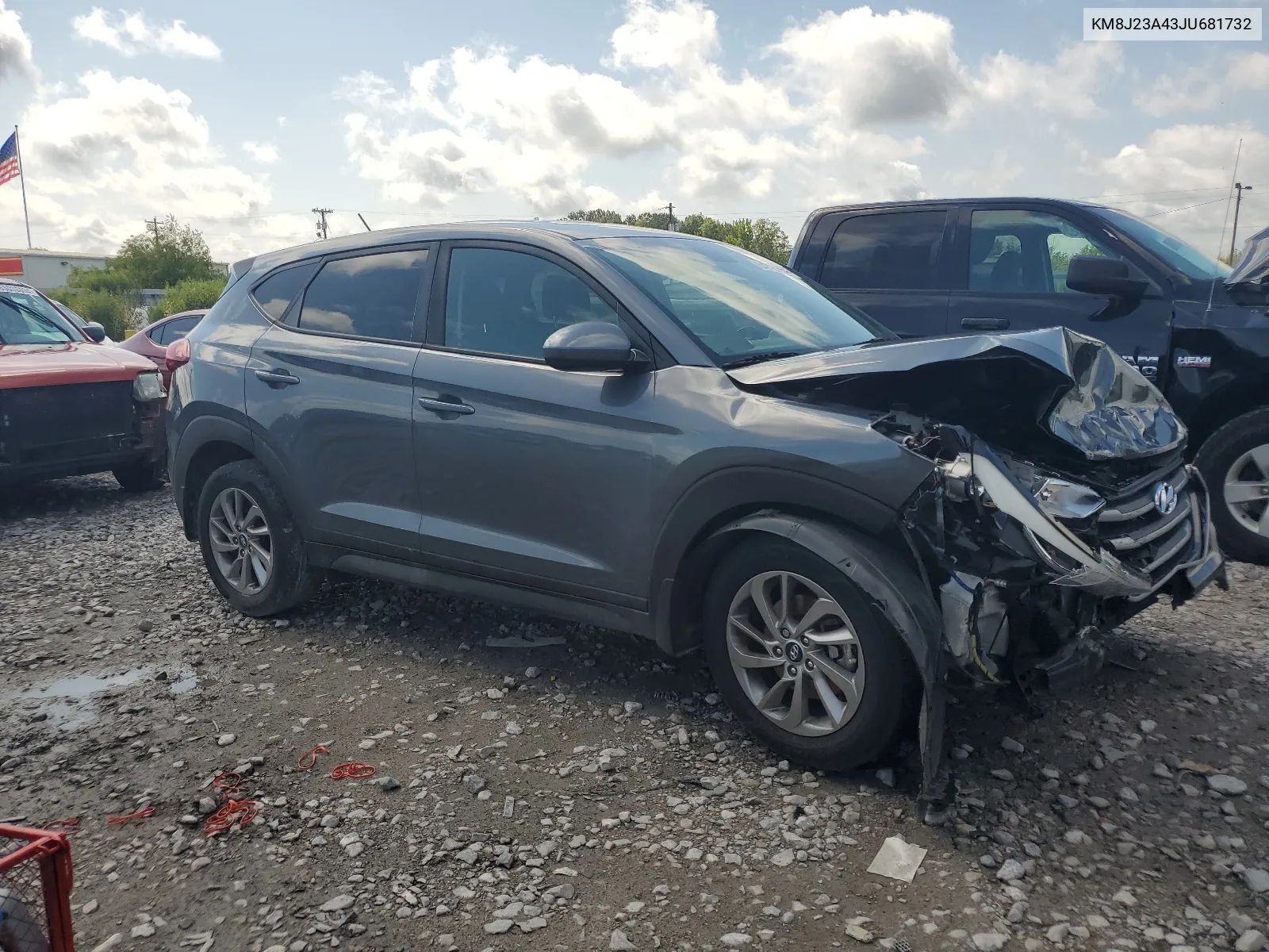 2018 Hyundai Tucson Se VIN: KM8J23A43JU681732 Lot: 64799654