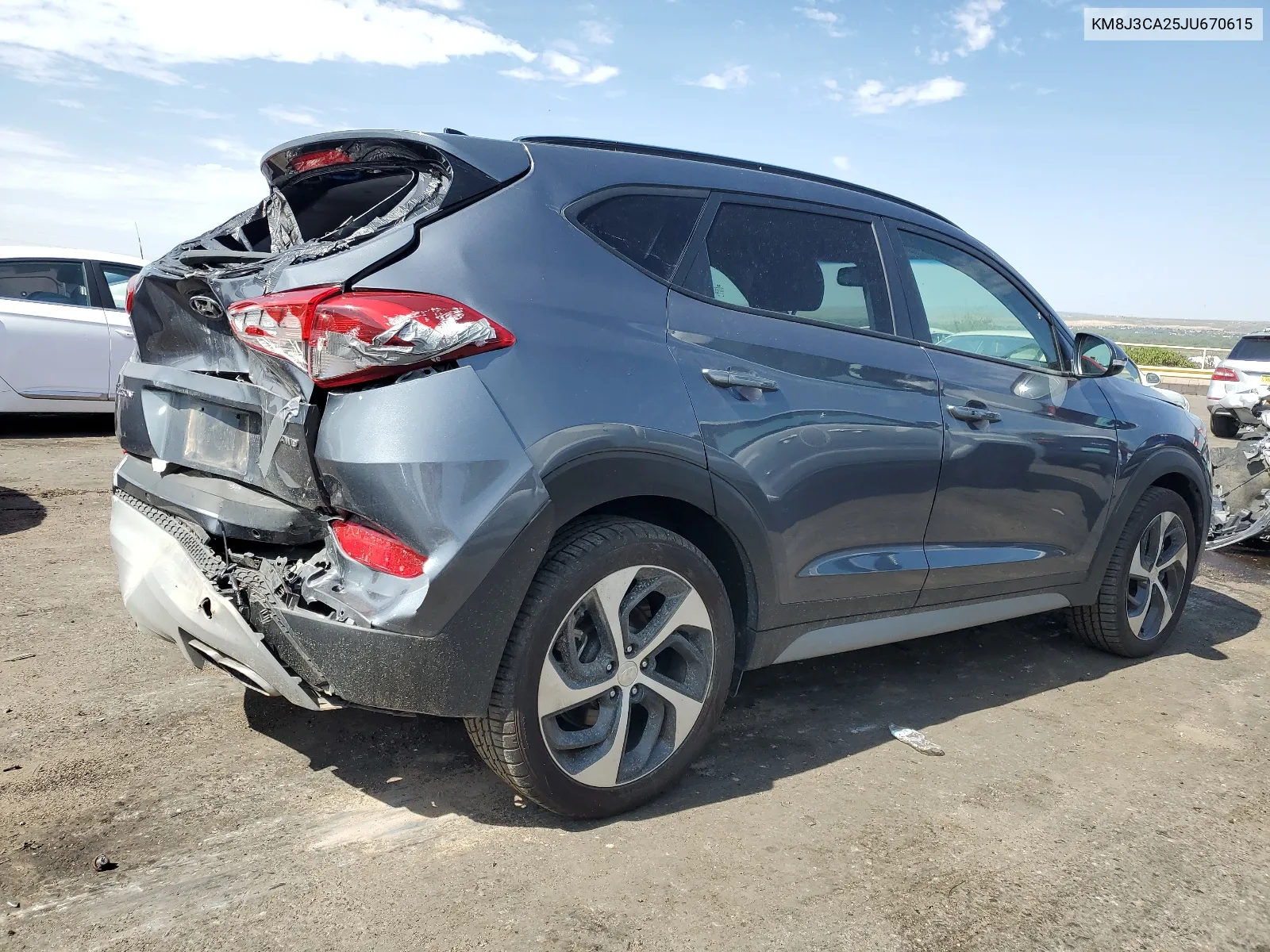 2018 Hyundai Tucson Value VIN: KM8J3CA25JU670615 Lot: 65239894