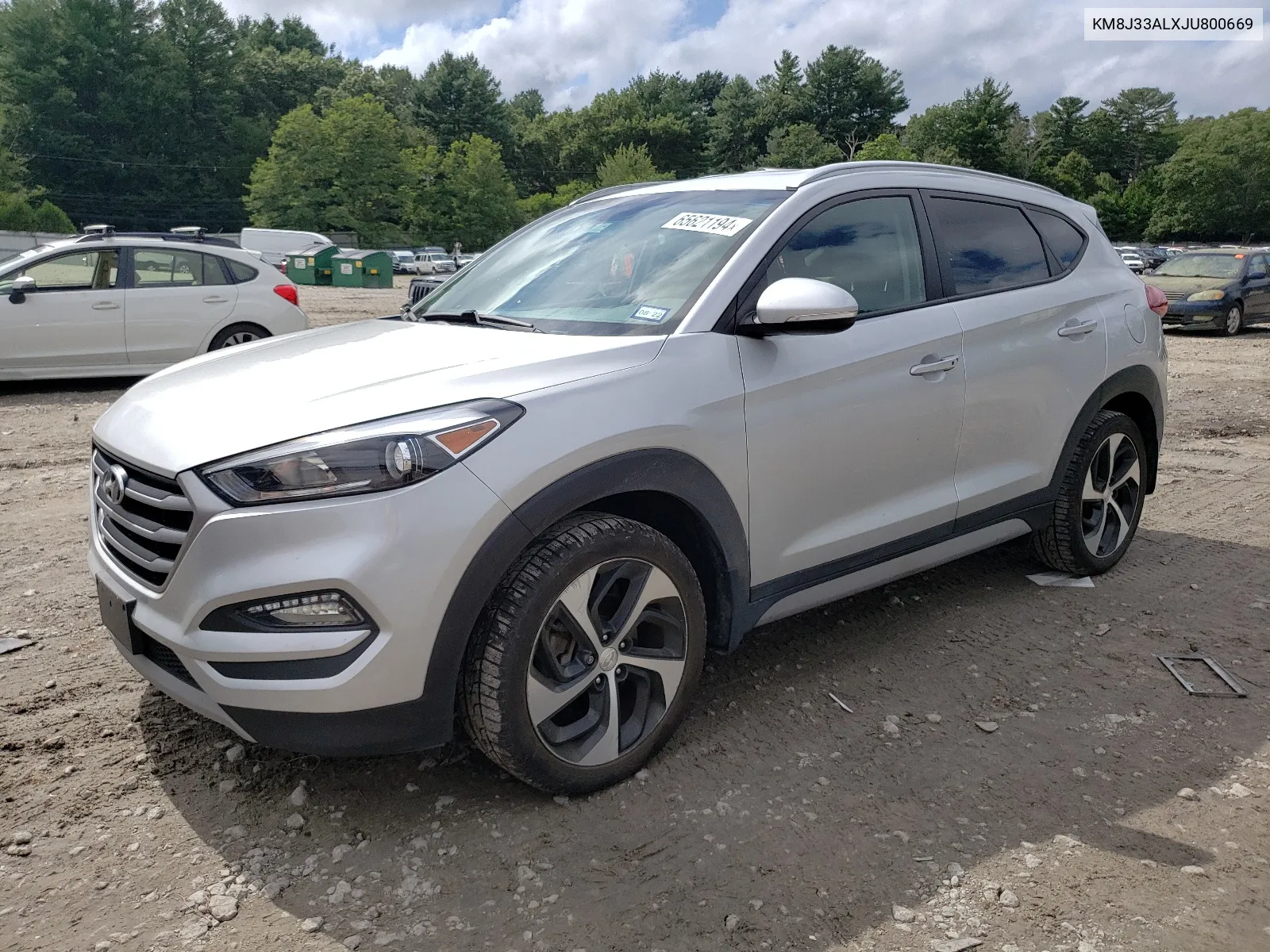 2018 Hyundai Tucson Sport VIN: KM8J33ALXJU800669 Lot: 65621194