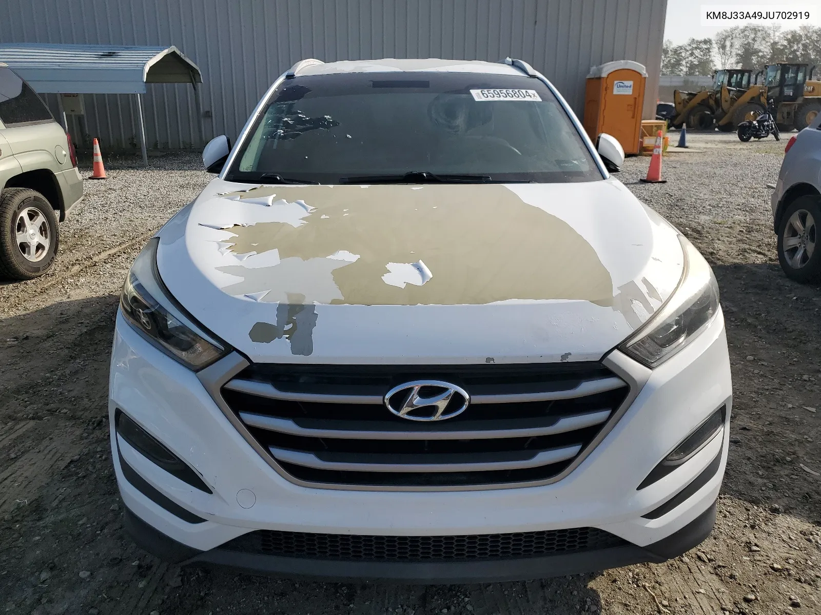 2018 Hyundai Tucson Sel VIN: KM8J33A49JU702919 Lot: 65956804