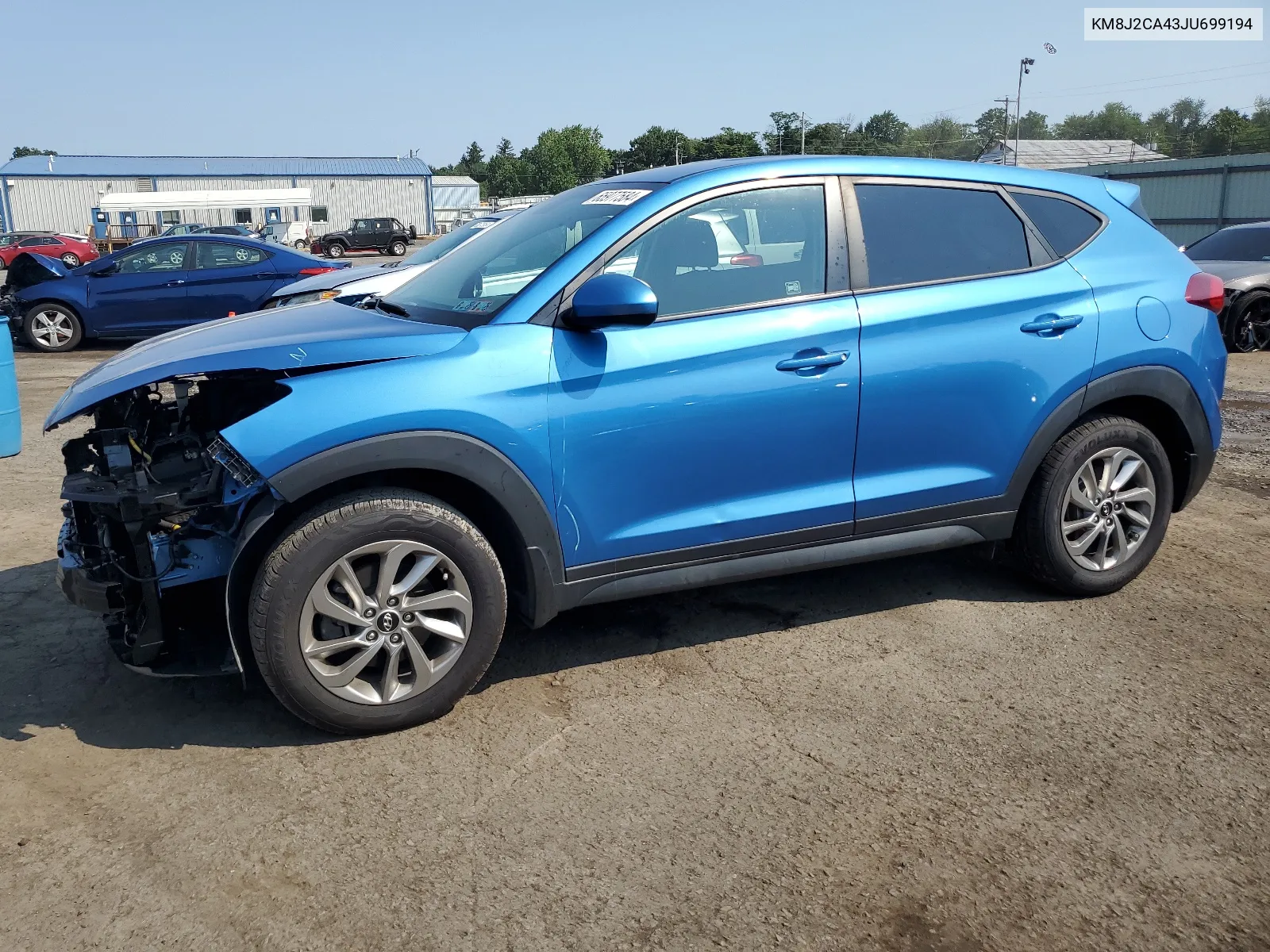 2018 Hyundai Tucson Se VIN: KM8J2CA43JU699194 Lot: 65977584