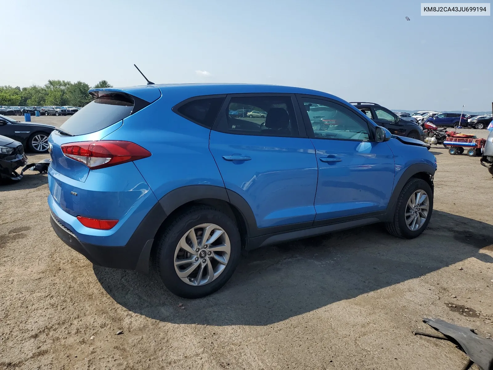 2018 Hyundai Tucson Se VIN: KM8J2CA43JU699194 Lot: 65977584