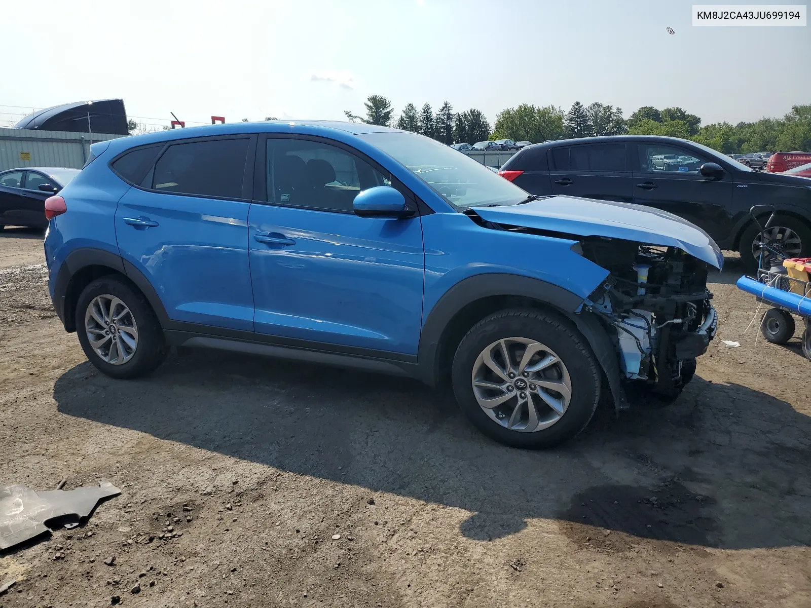 2018 Hyundai Tucson Se VIN: KM8J2CA43JU699194 Lot: 65977584