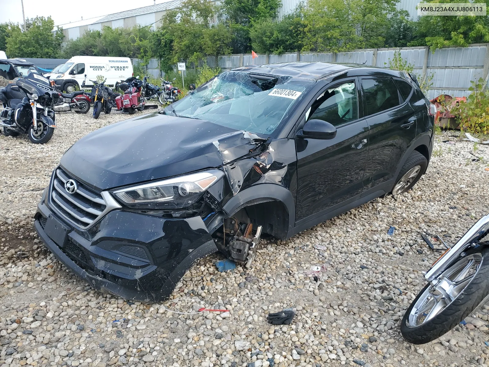 2018 Hyundai Tucson Se VIN: KM8J23A4XJU806113 Lot: 66001304