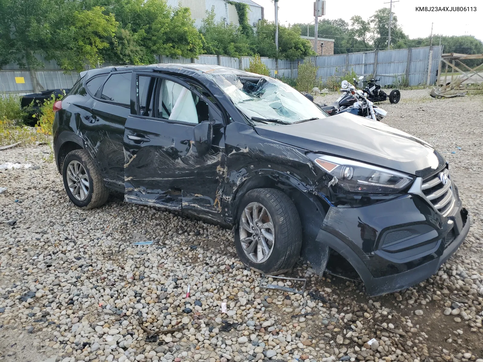 2018 Hyundai Tucson Se VIN: KM8J23A4XJU806113 Lot: 66001304