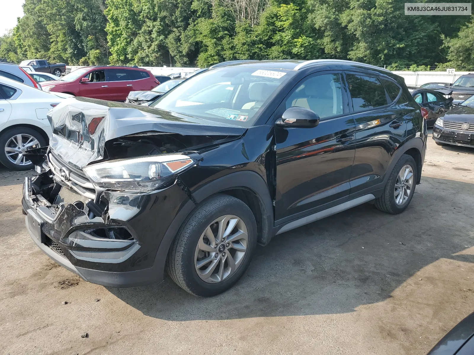 2018 Hyundai Tucson Sel VIN: KM8J3CA46JU831734 Lot: 66005524