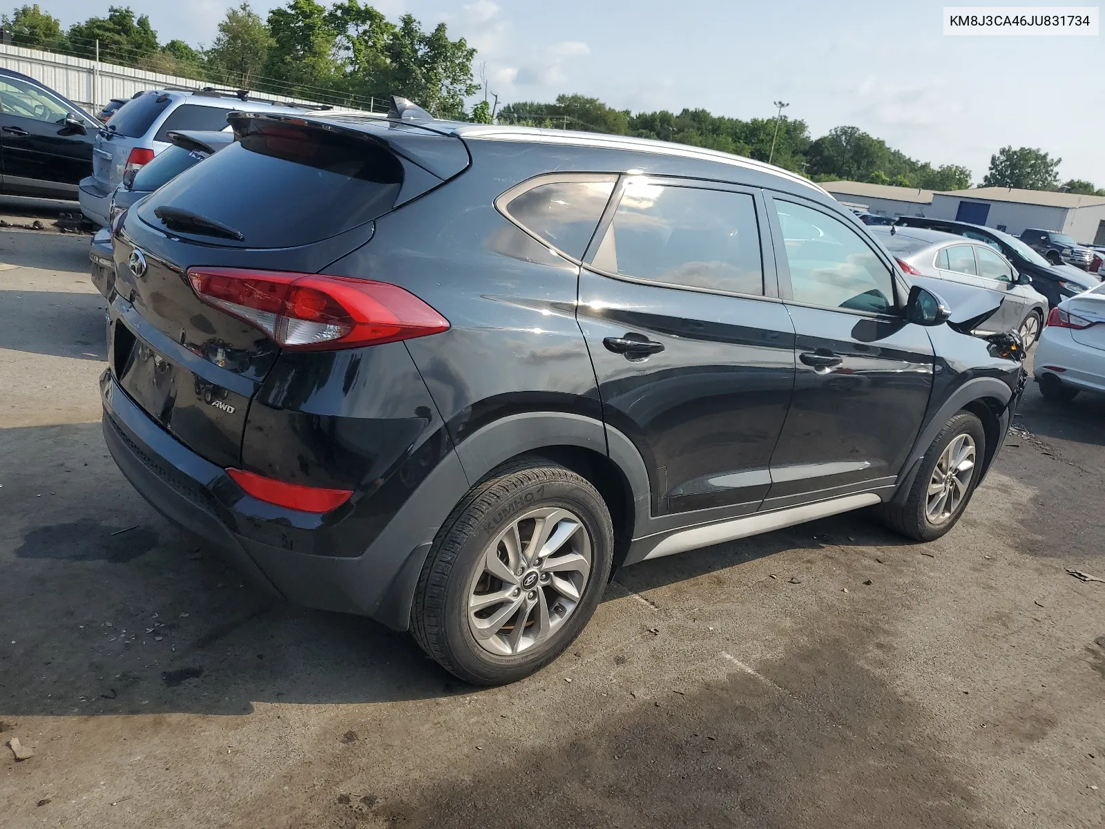 2018 Hyundai Tucson Sel VIN: KM8J3CA46JU831734 Lot: 66005524