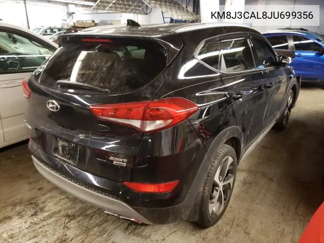 2018 Hyundai Tucson Sport VIN: KM8J3CAL8JU699356 Lot: 66327144