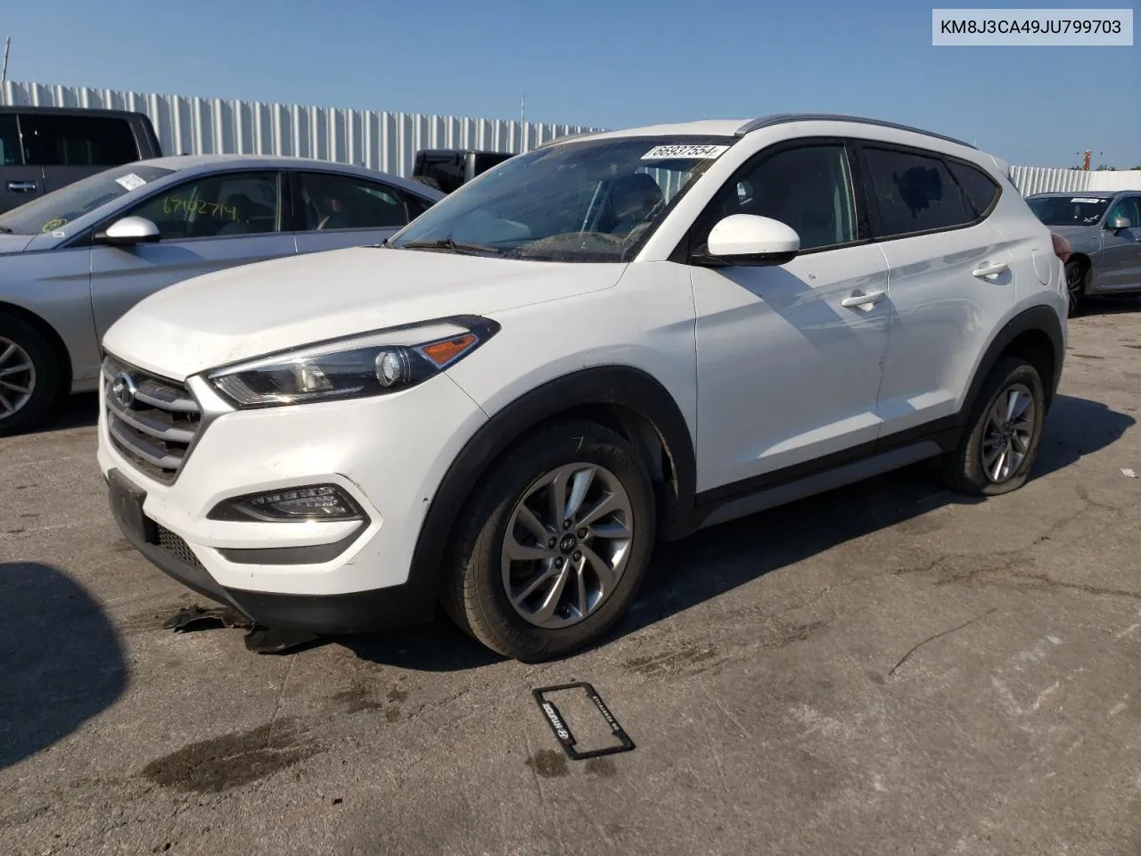 2018 Hyundai Tucson Sel VIN: KM8J3CA49JU799703 Lot: 66937554