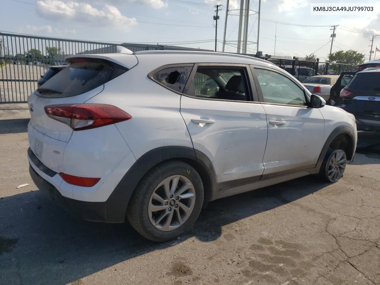 2018 Hyundai Tucson Sel VIN: KM8J3CA49JU799703 Lot: 66937554