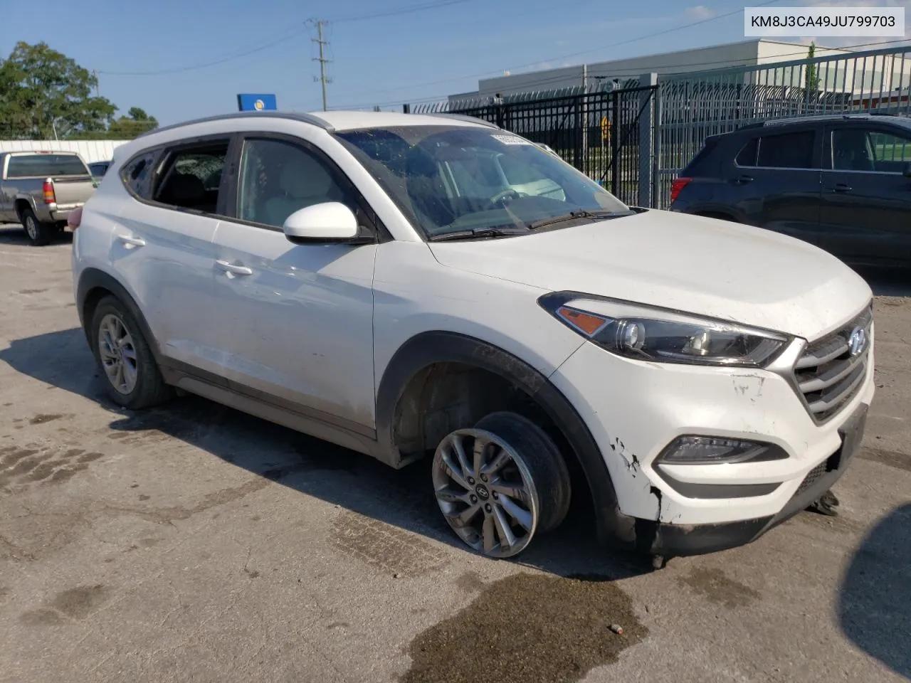 2018 Hyundai Tucson Sel VIN: KM8J3CA49JU799703 Lot: 66937554