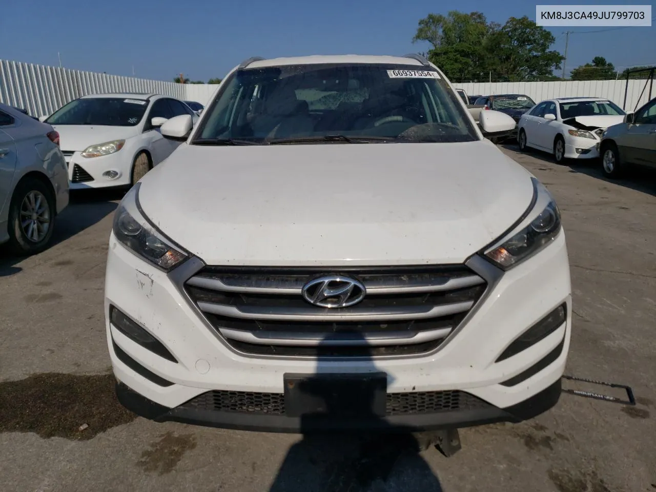 2018 Hyundai Tucson Sel VIN: KM8J3CA49JU799703 Lot: 66937554