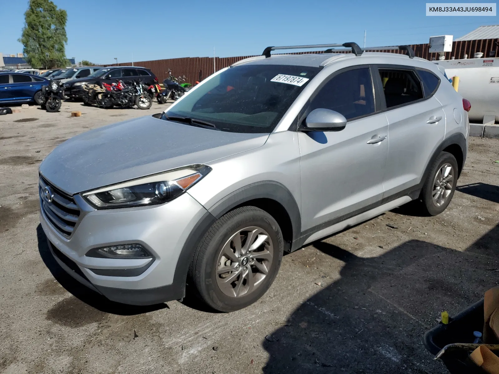 2018 Hyundai Tucson Sel VIN: KM8J33A43JU698494 Lot: 67197874