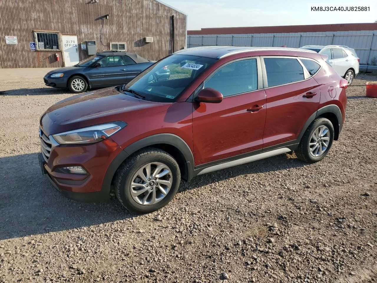 2018 Hyundai Tucson Sel VIN: KM8J3CA40JU825881 Lot: 70634834