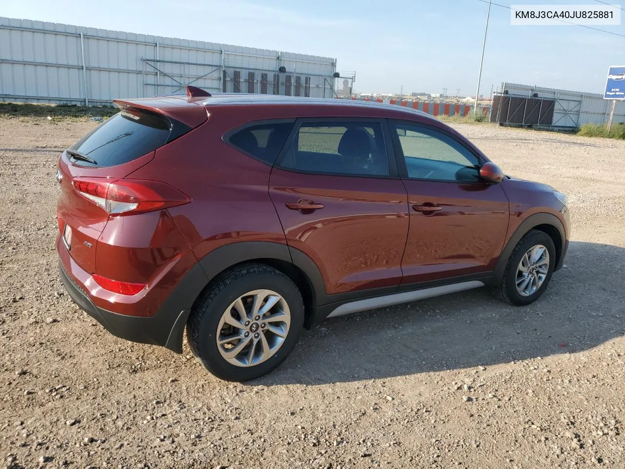 2018 Hyundai Tucson Sel VIN: KM8J3CA40JU825881 Lot: 70634834