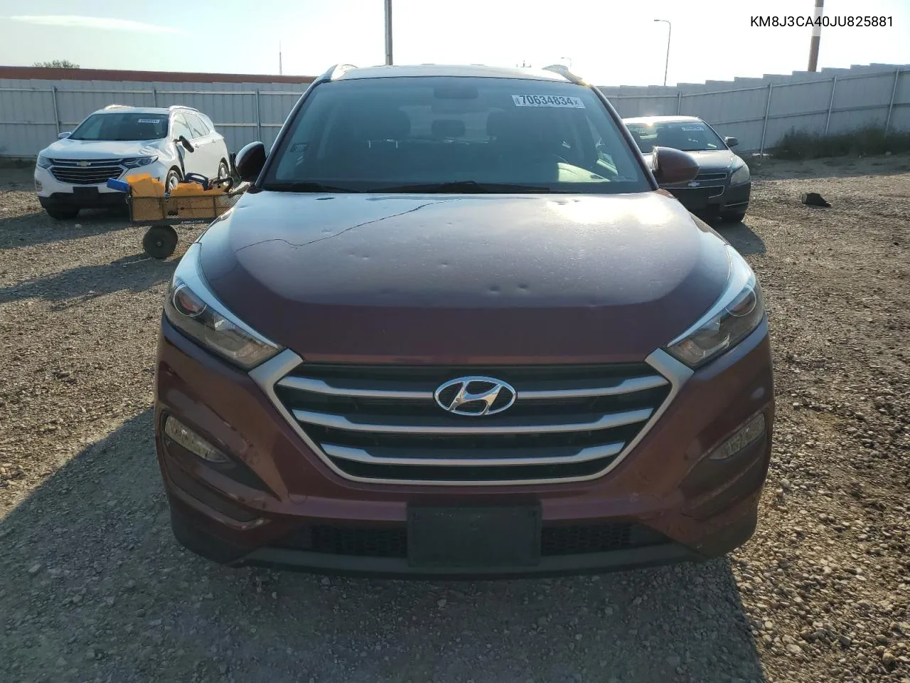 2018 Hyundai Tucson Sel VIN: KM8J3CA40JU825881 Lot: 70634834