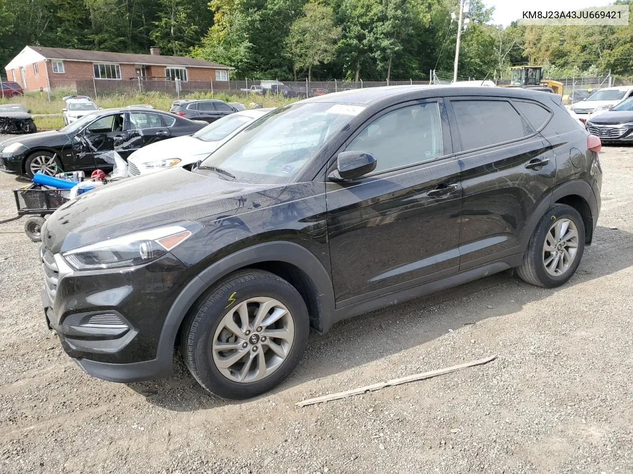 2018 Hyundai Tucson Se VIN: KM8J23A43JU669421 Lot: 70973484