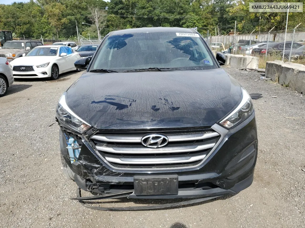 2018 Hyundai Tucson Se VIN: KM8J23A43JU669421 Lot: 70973484