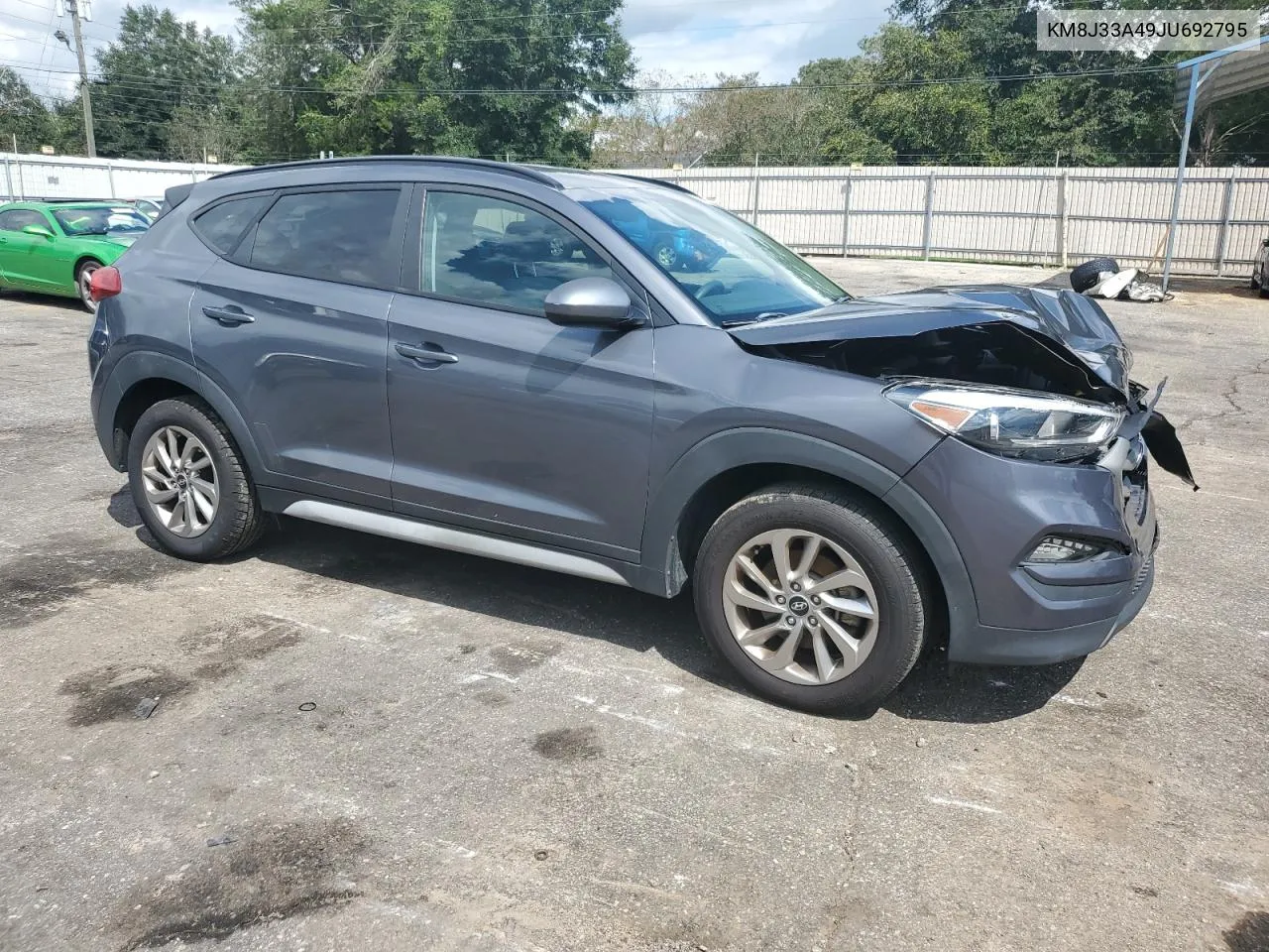 2018 Hyundai Tucson Sel VIN: KM8J33A49JU692795 Lot: 71264454