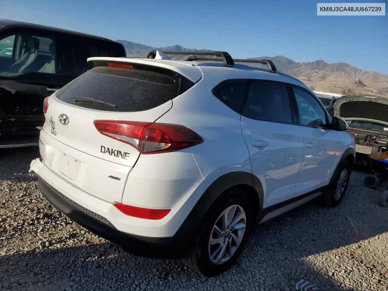 2018 Hyundai Tucson Sel VIN: KM8J3CA48JU667239 Lot: 71643204