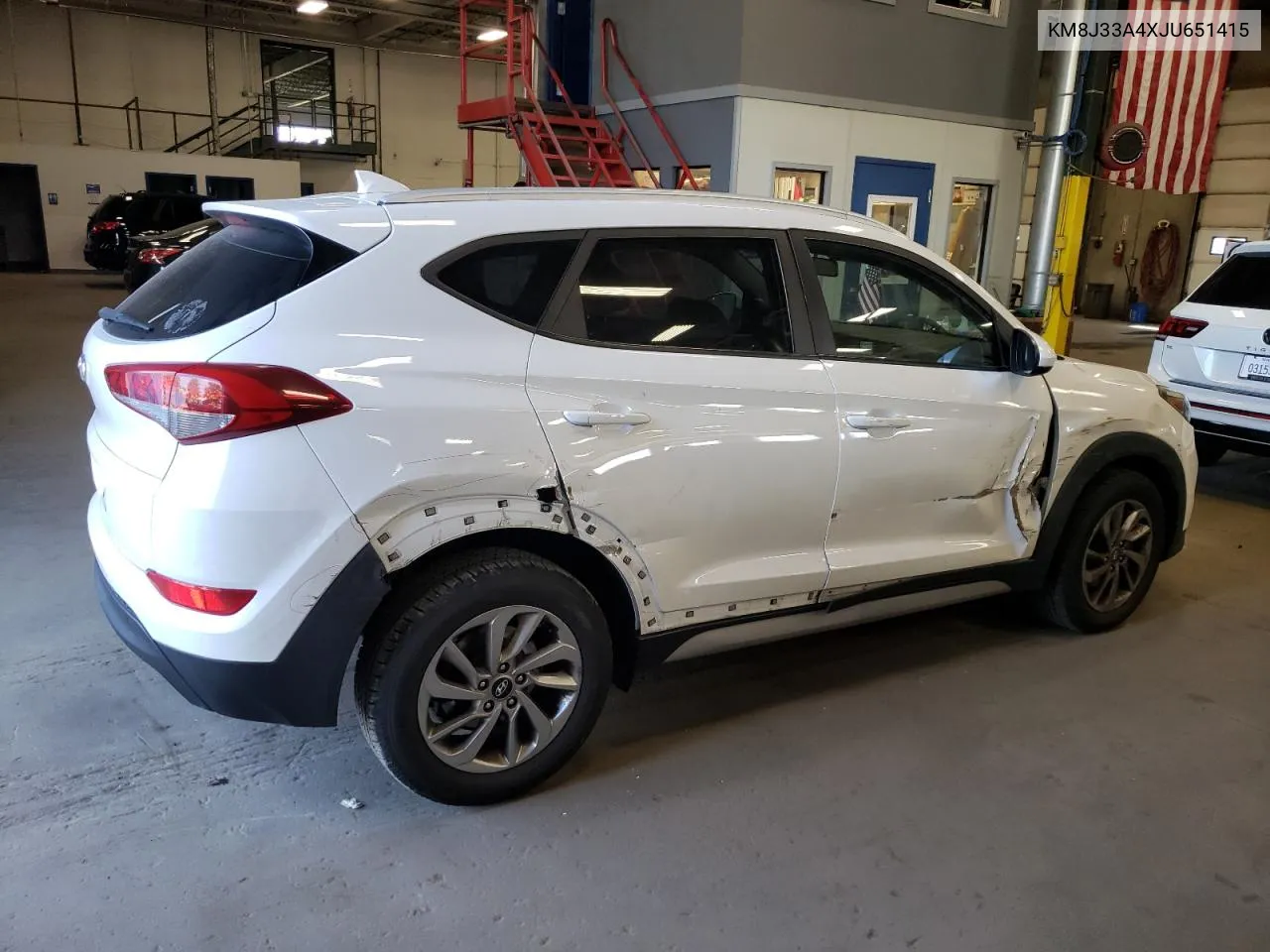 2018 Hyundai Tucson Sel VIN: KM8J33A4XJU651415 Lot: 71668584