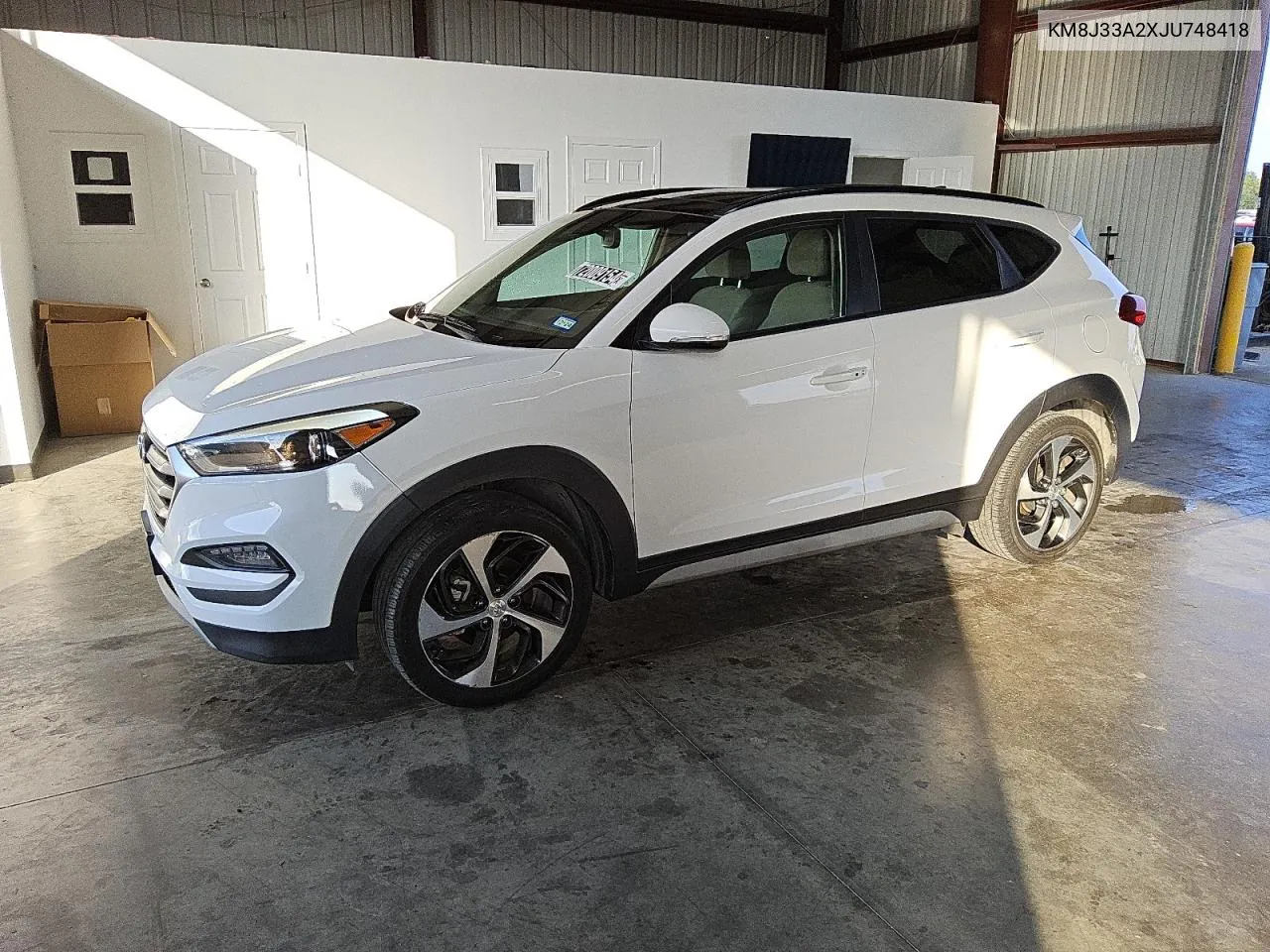 2018 Hyundai Tucson Value VIN: KM8J33A2XJU748418 Lot: 72009154