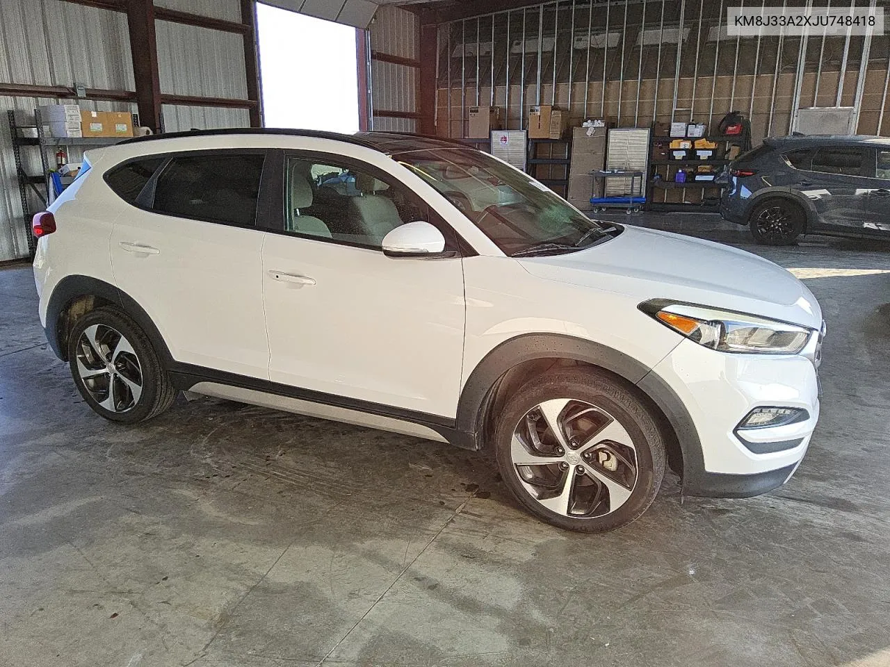 2018 Hyundai Tucson Value VIN: KM8J33A2XJU748418 Lot: 72009154