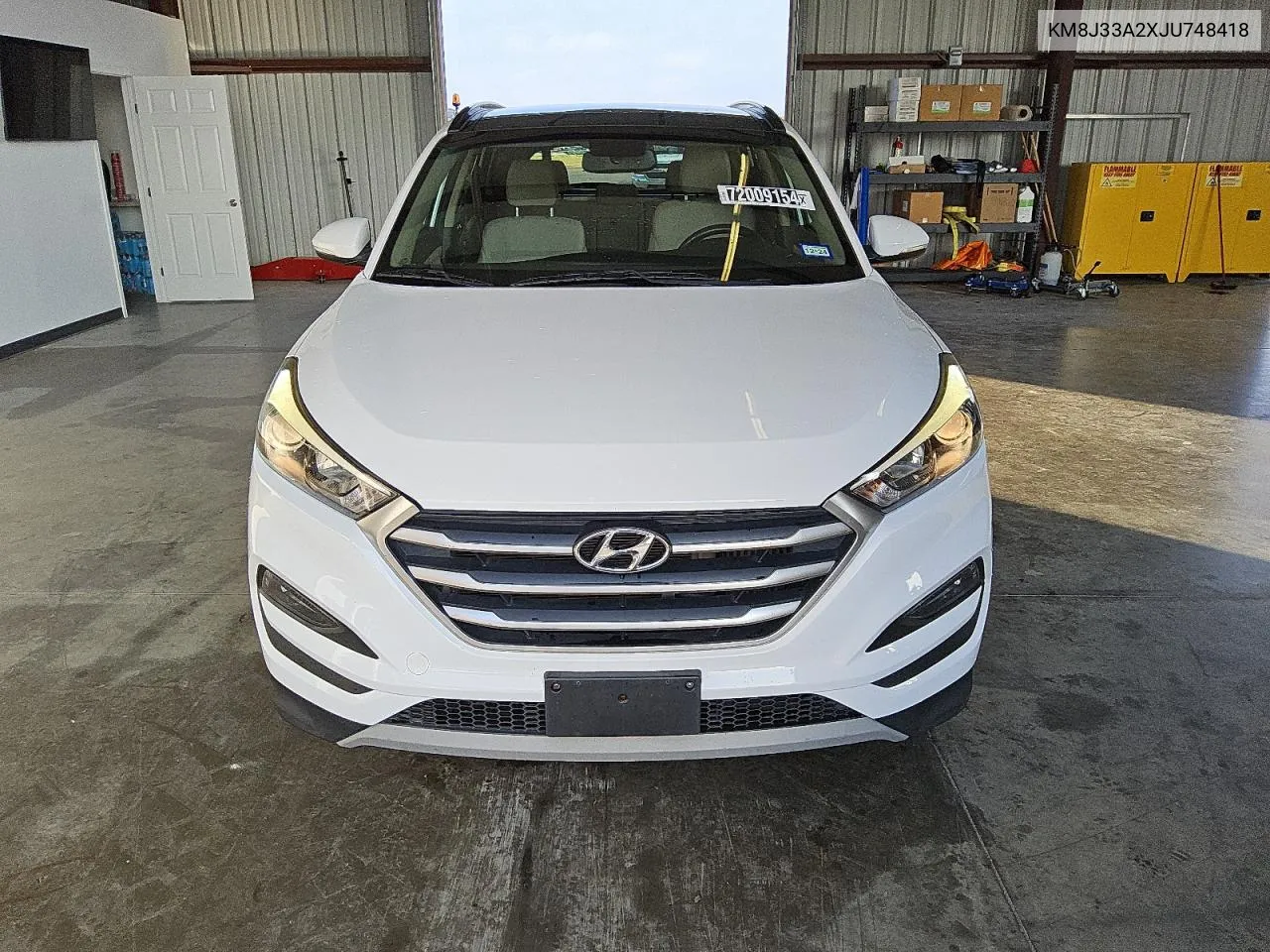 2018 Hyundai Tucson Value VIN: KM8J33A2XJU748418 Lot: 72009154