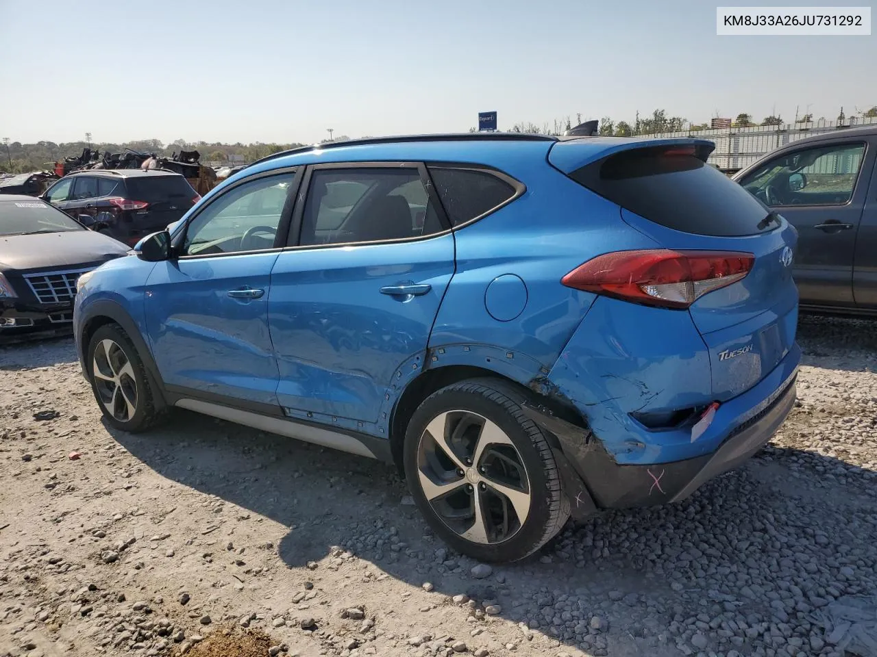 2018 Hyundai Tucson Value VIN: KM8J33A26JU731292 Lot: 72372444