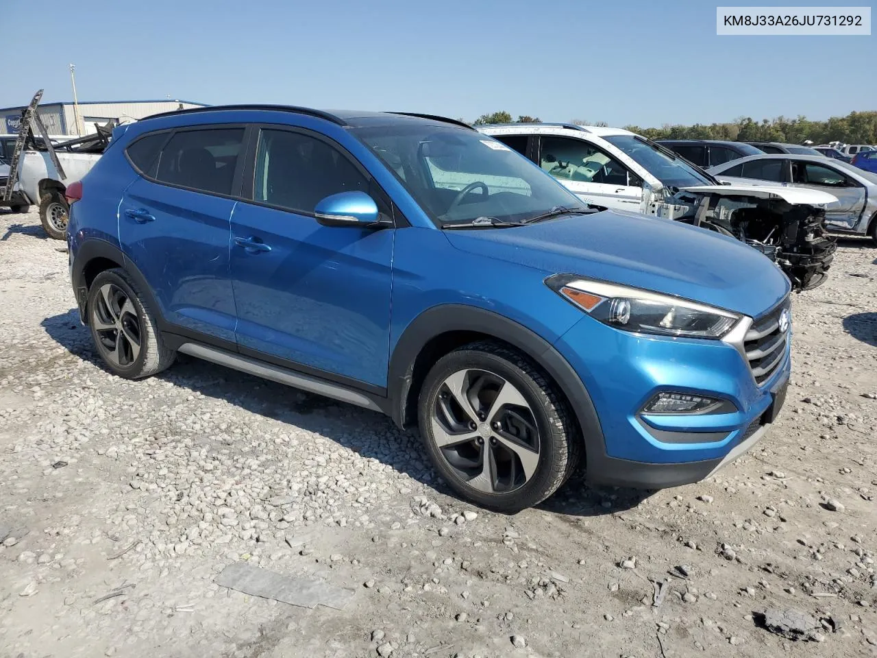 2018 Hyundai Tucson Value VIN: KM8J33A26JU731292 Lot: 72372444