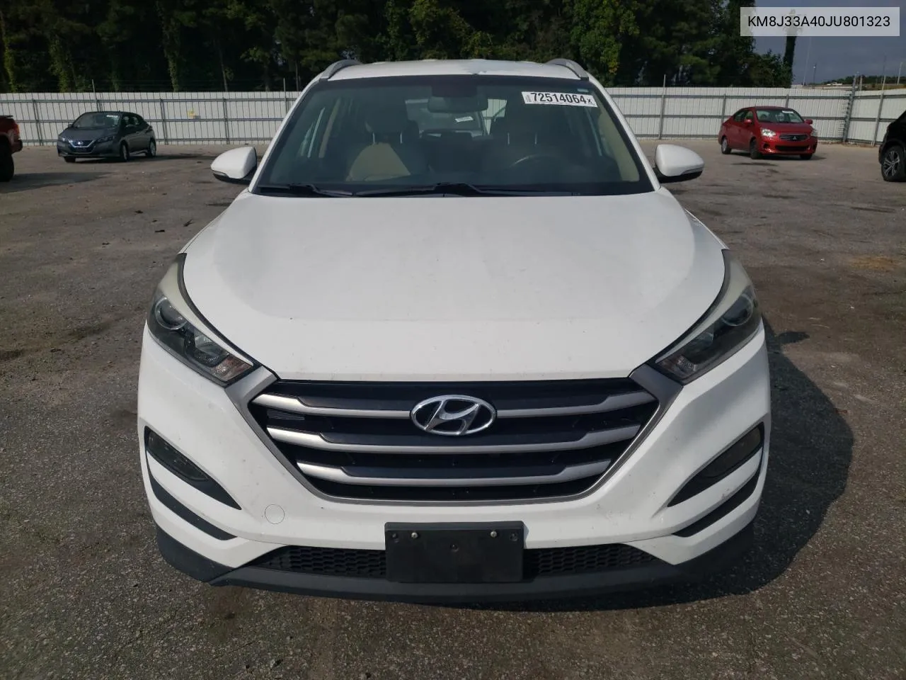 2018 Hyundai Tucson Sel VIN: KM8J33A40JU801323 Lot: 72514064