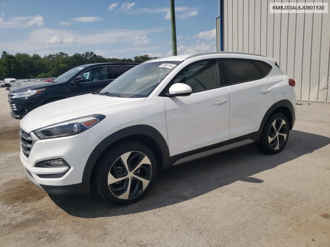 2018 Hyundai Tucson Sport VIN: KM8J33AL6JU801530 Lot: 72681744