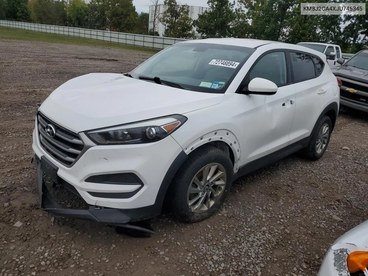 2018 Hyundai Tucson Se VIN: KM8J2CA4XJU745345 Lot: 72748894