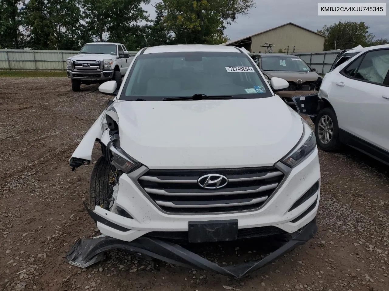 2018 Hyundai Tucson Se VIN: KM8J2CA4XJU745345 Lot: 72748894