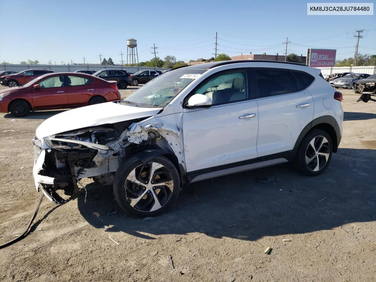 2018 Hyundai Tucson Value VIN: KM8J3CA28JU784480 Lot: 72946714