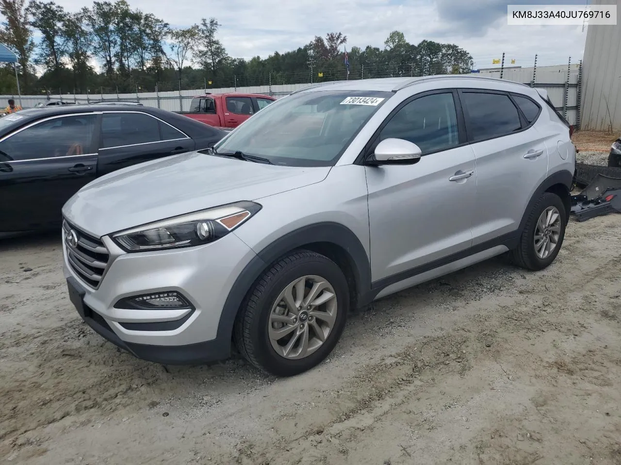 2018 Hyundai Tucson Sel VIN: KM8J33A40JU769716 Lot: 73013424