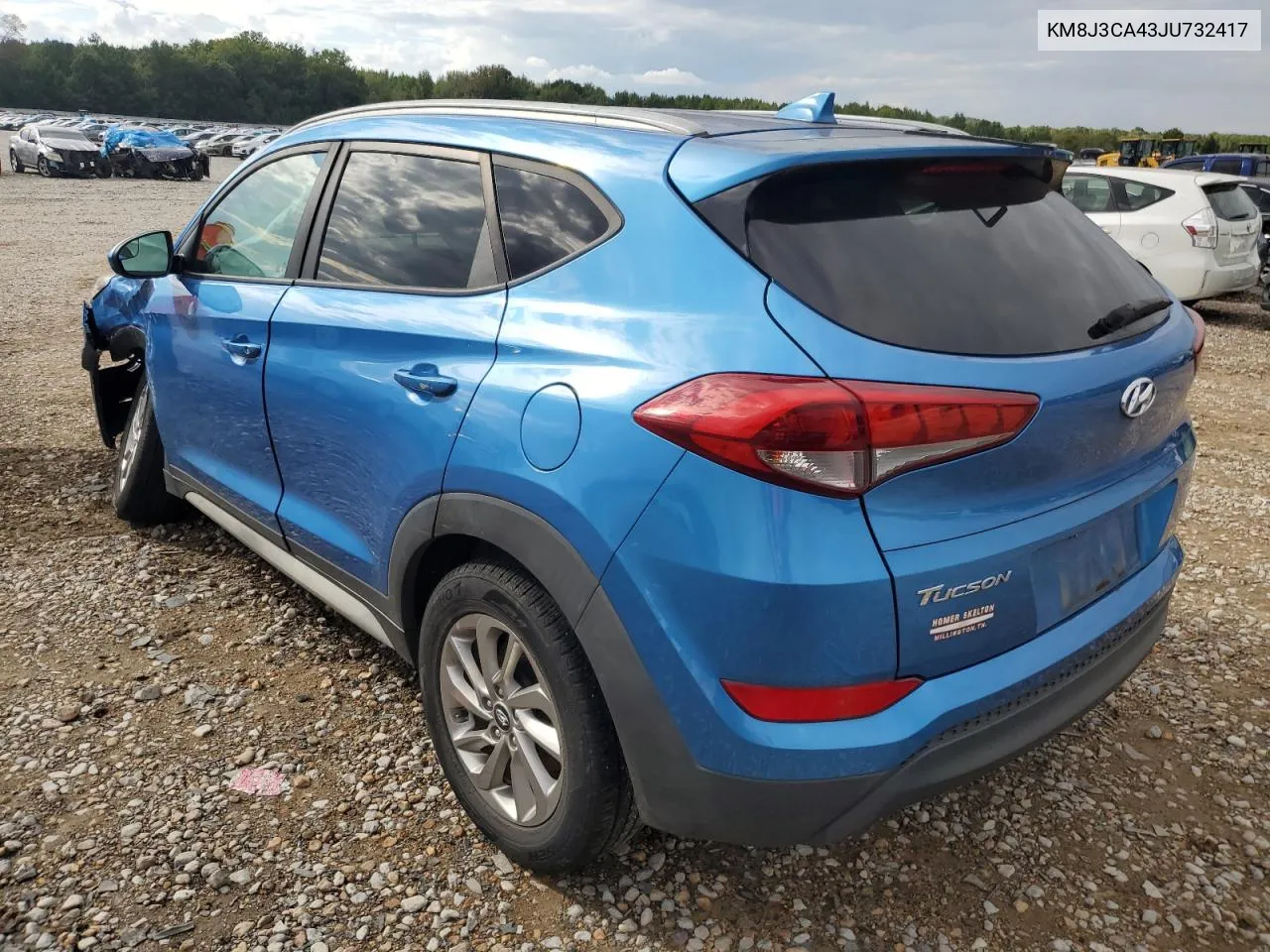 2018 Hyundai Tucson Sel VIN: KM8J3CA43JU732417 Lot: 73220924