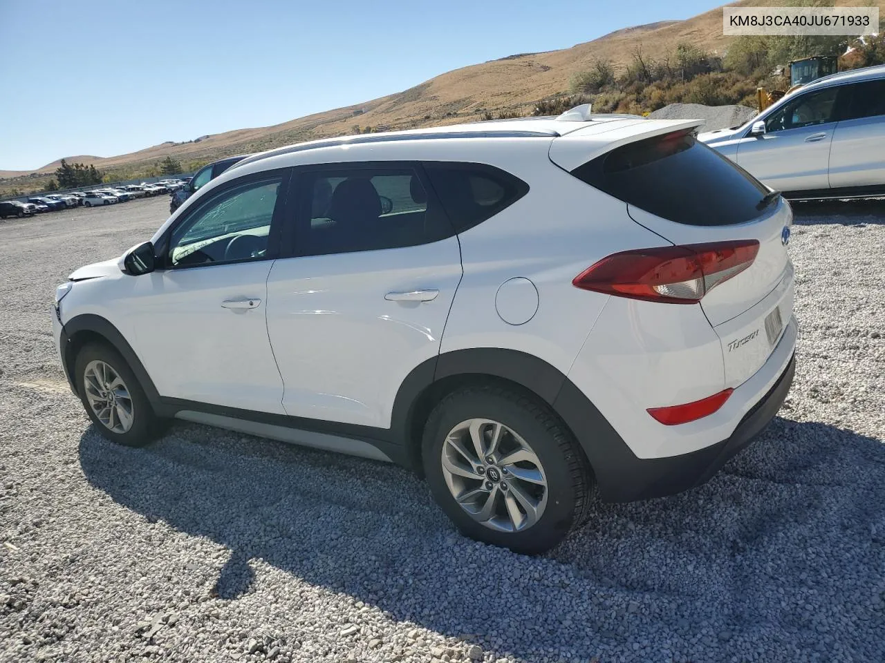 2018 Hyundai Tucson Sel VIN: KM8J3CA40JU671933 Lot: 73333334